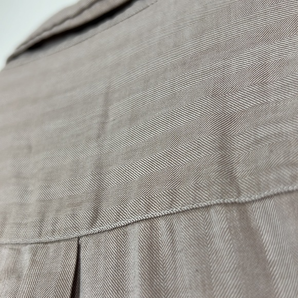 Brooks Brother Button Up Men Large Sport Shirt Brown Long Sleeve Adult Casual - Picture 10 of 11
